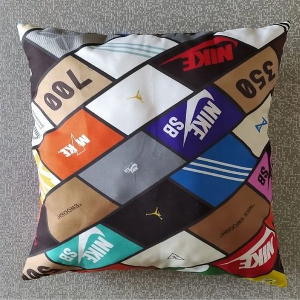 NWT Sneakers Pillowcase, Cushion Cover, Sneakers, Street Fashion Pillow Case